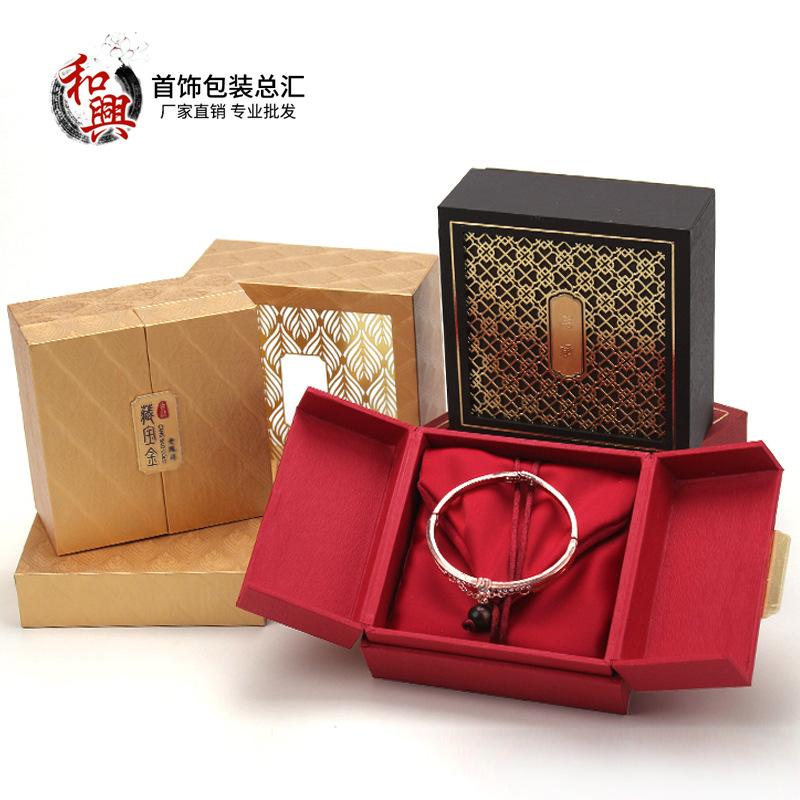 古法金手鐲盒 傳承珠寶與時(shí)光的木質(zhì)藝術(shù)